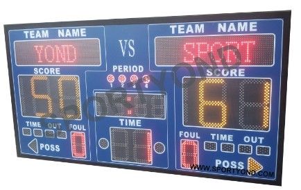 Multi-sport led electronic digital scoreboard with wireless score boards