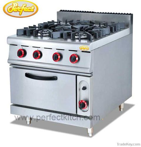 Gas Ranges with 4 Burners and Gas Oven