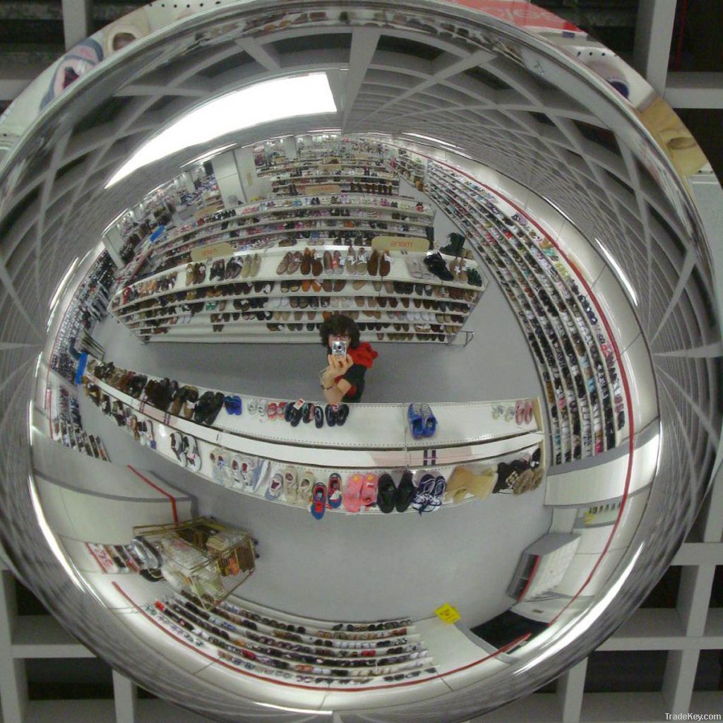 optical dome mirror, convex dome mirror