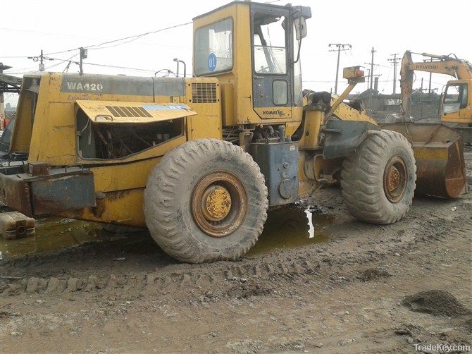 used Komatsu WA420-3 wheel loaders