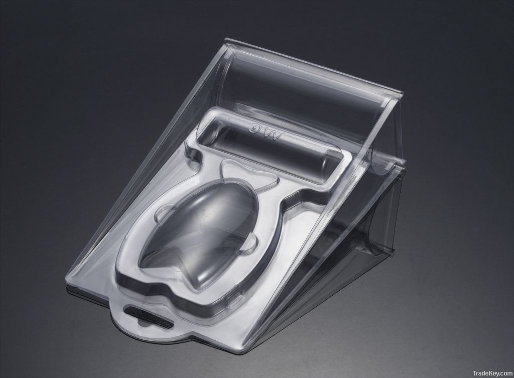 Vacuum formed plasti clamshell packaging