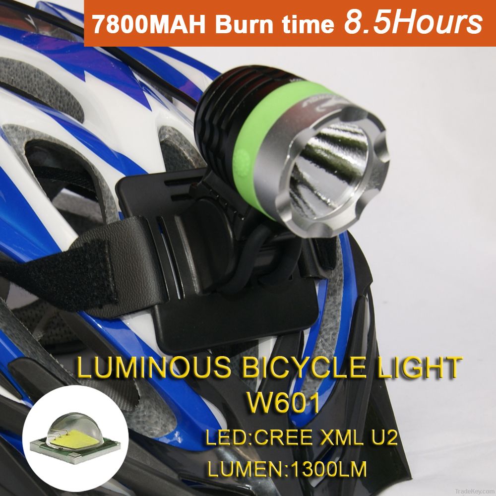 Sale 7800MAH cree t6 u2 Waterproof LED bicycle light