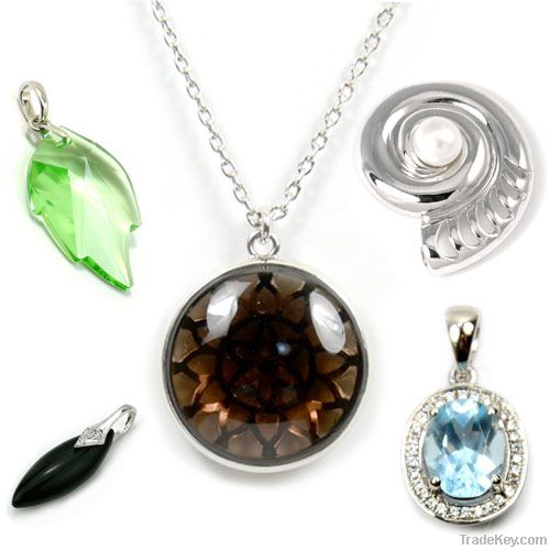 925 sterling silver gemstone pendants