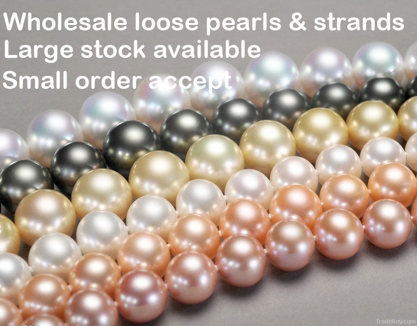 fresh water pearl necklace loose pearl beads