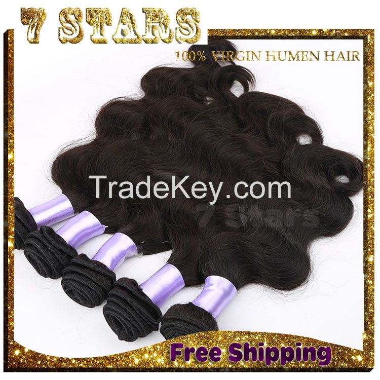 Brazilian Virgin Hair Weft 3pcs Hair Bundles Human Hair Weave Brazilian Body Wave Unprocessed Human Hair Extension Natural Color