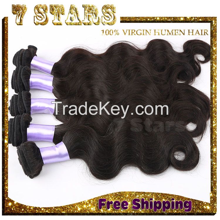 Brazilian Virgin Hair Weft 3pcs Hair Bundles Human Hair Weave Brazilian Body Wave Unprocessed Human Hair Extension Natural Color