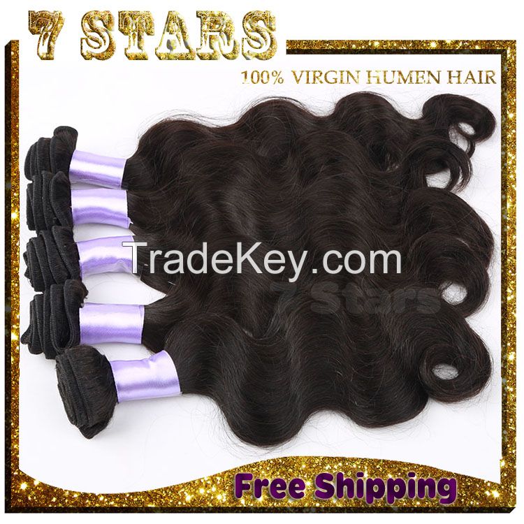 Brazilian Virgin Hair Weft 3pcs Hair Bundles Human Hair Weave Brazilian Body Wave Unprocessed Human Hair Extension Natural Color