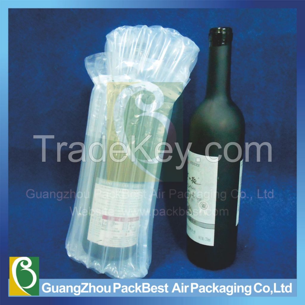 SGS PE+Nylon co-extruded column bottle shockproof  transparent air bag