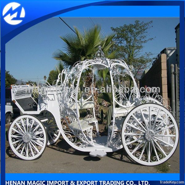 Personality customization pumpkin horse carriage