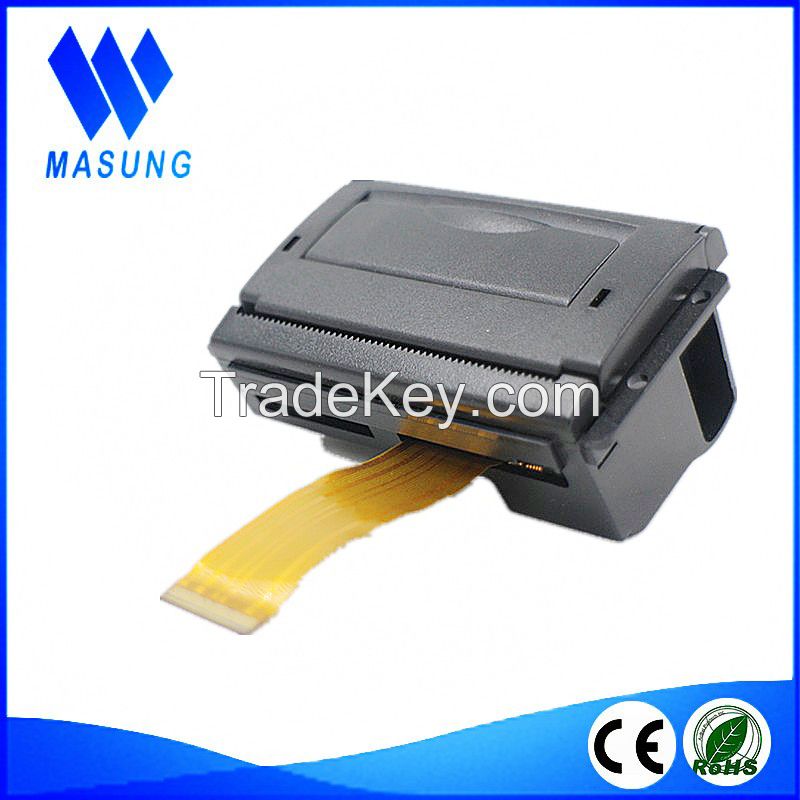 Mini panel embedded thermal 58mm kiosk printer for madical machine