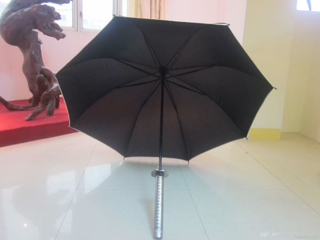 Double-Edged Sword Handle Golf Umbrella