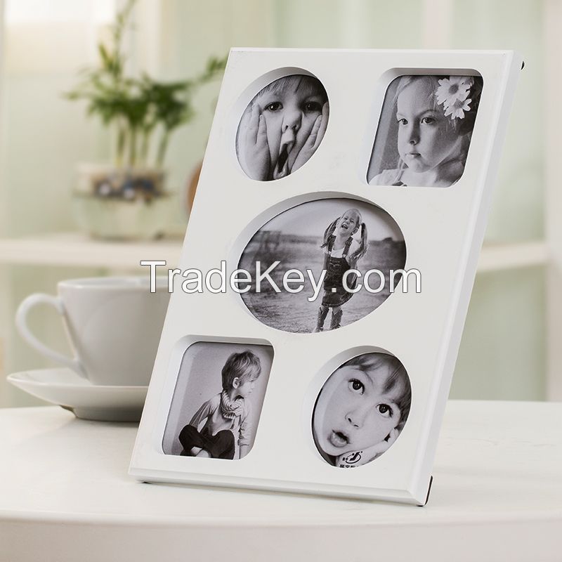 Environmental photo frame with 5 hole.