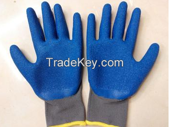 latex dipped working glove