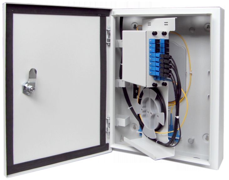 fiber optic wall mount cabinet