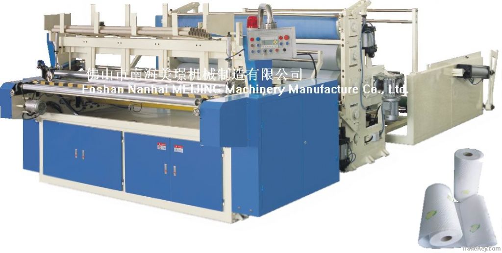 Toilet roll/ kitchen towel rewinding machine