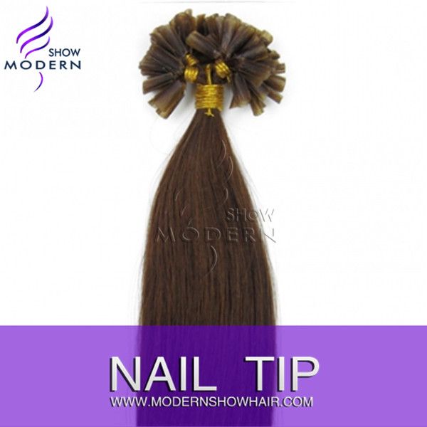 High quality fusion hair, pre bonded nail u tip hair extension