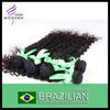 Brazilian Curly Virgin Hair Unprocessed Remy Human Hair Weaving 12" - 32" Natural Black 1B# Hairstyles Deep Wave Hair Weft