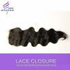 100% Human Hair Lace Closures Brazilian Hair In Stock