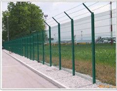 358 anti climb security fence/prison wire mesh fence of 76.2x12.7mm