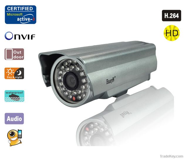 720p HD waterproof onvif box ip camera