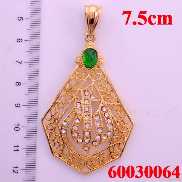 18k gold plated pendant