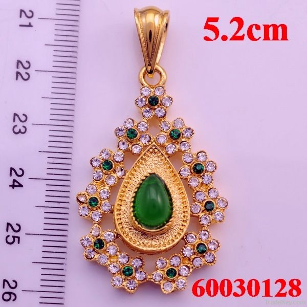 18k gold plated pendant