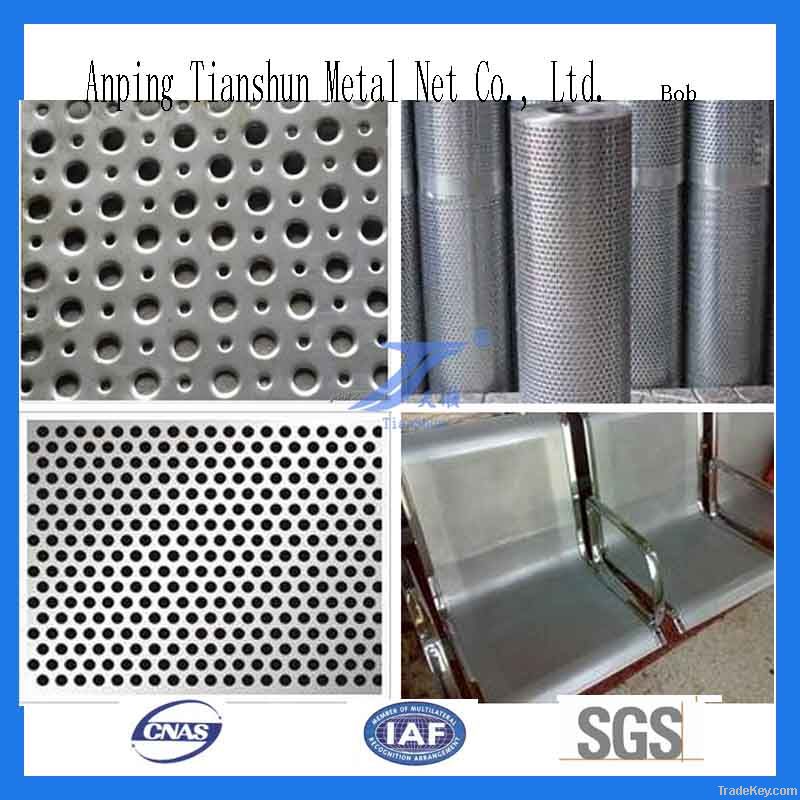 Galvanized perforated metal sheet