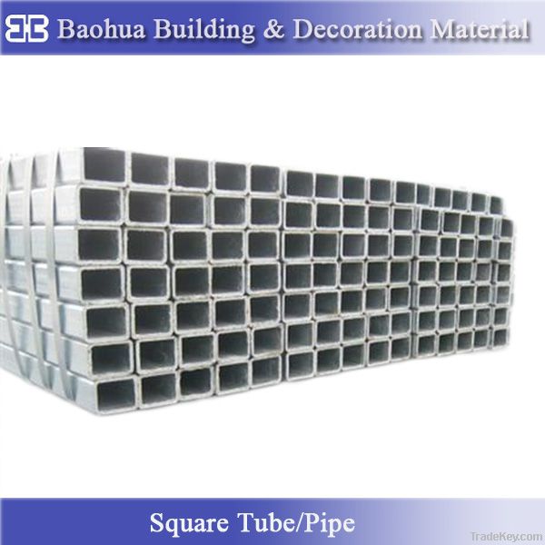 Galvanized Carbon Square Stee L Tube/Pipe