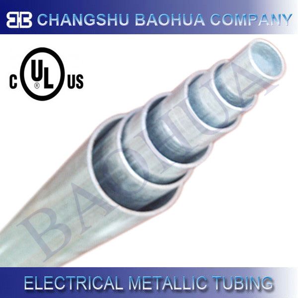 UL Steel Galvanized EMT electrical metallic tubing