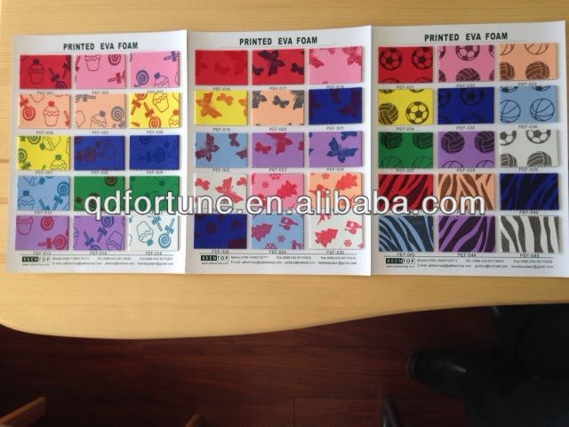 Factory  Price Supply Printed EVA,Colorful Printed EVA Manufacturer