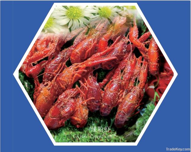 Frozen cooked whole crawfish