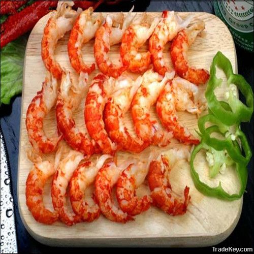 Frozen crawfish tail meat, cooked & deveined fat-on