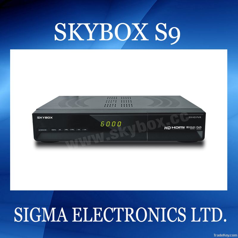 original Skybox s9 satelite TV receiver FTA HD PVR in TV