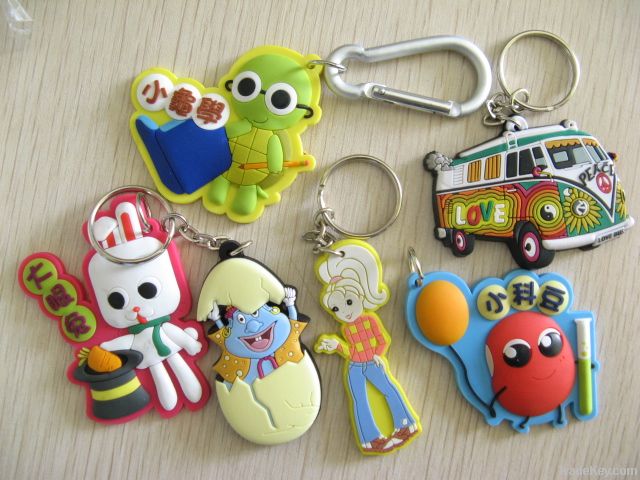 CUTE & FASHIONAL PVC KEYCHAIN