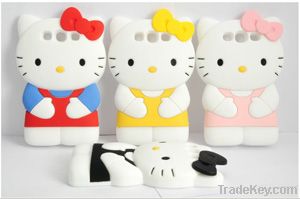 2013Hello Kitty Skin Case Stand Holder For Mobilephone