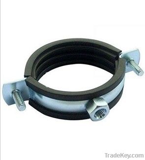 pipe clamp with rubber