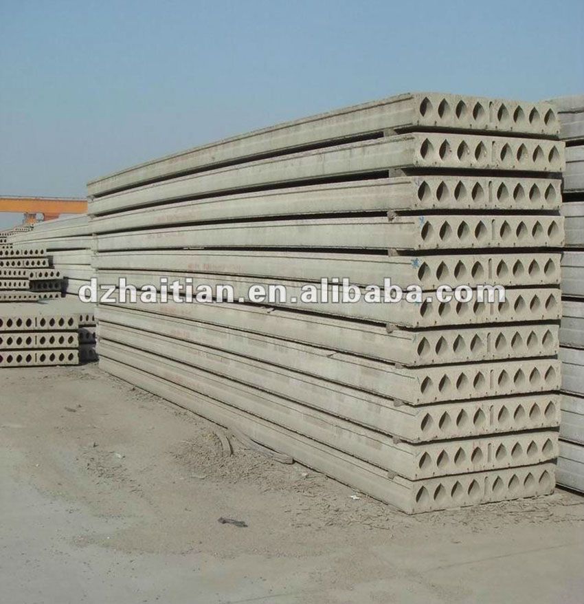 precast concrete hollow core slab extruder HTY