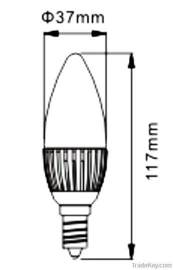 3.3W LED Energy Saving Light Bulbs