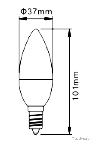 LED Bulb With Super Heat Dissipation Design. CE, ROHS List