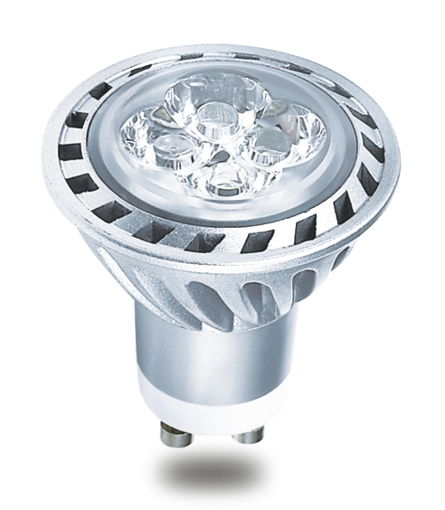 Die casting GU10 4*1W LED spot light