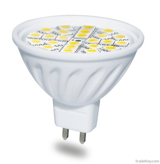 Ceramic MR16 LED Lamp Cup 24SMD, long lifespan