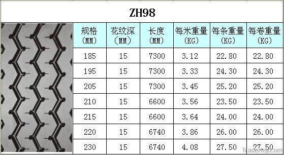 precured tread rubber with high quality