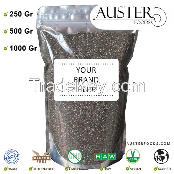 Chia Seeds Private label - 1000 Gr / 2.20 Lbs