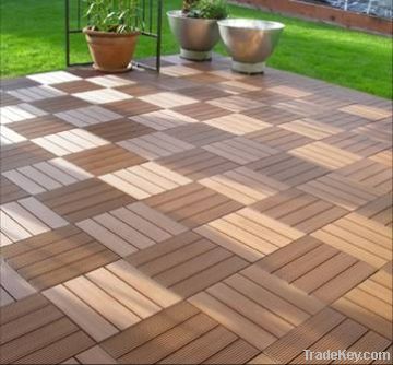 Wpc veranda easy interlocking deck tiles