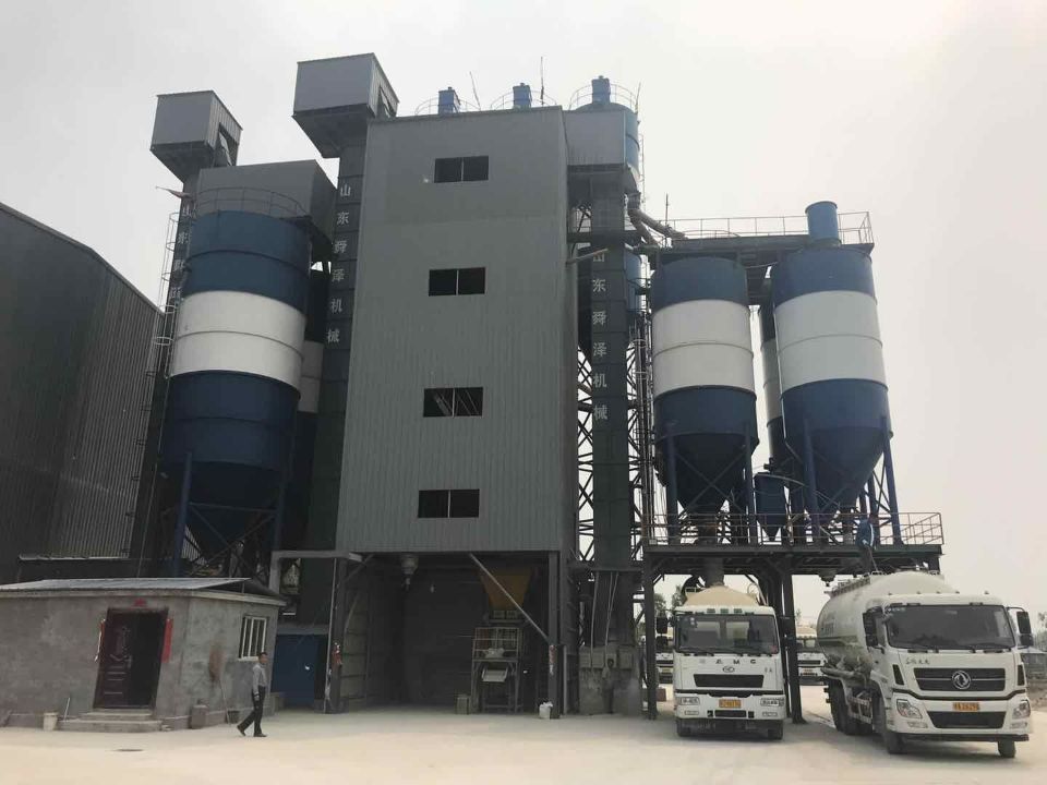 Annual capacity 300000 tons Full-auto dry mortar production line