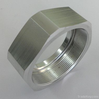 precision aluminum hex nut