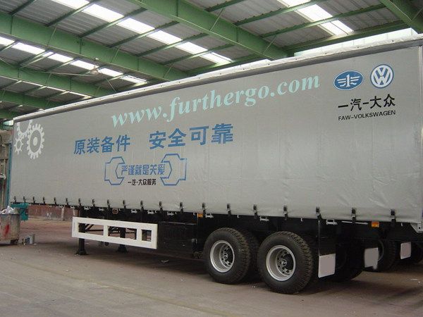 Curtain Side Semi Trailer (tobacco/auto parts)