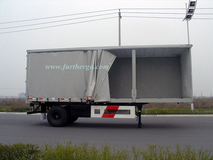 Curtain Side Semi Trailer (tobacco/auto parts)