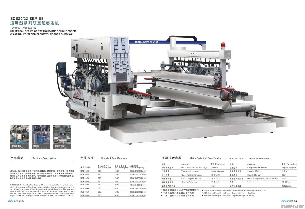 SDE20/22 Universal Series Of Straight-line Double Edger