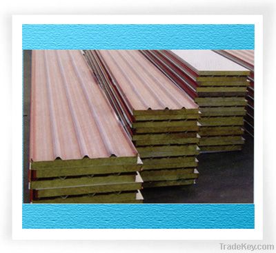 Color steel Rockwool plate